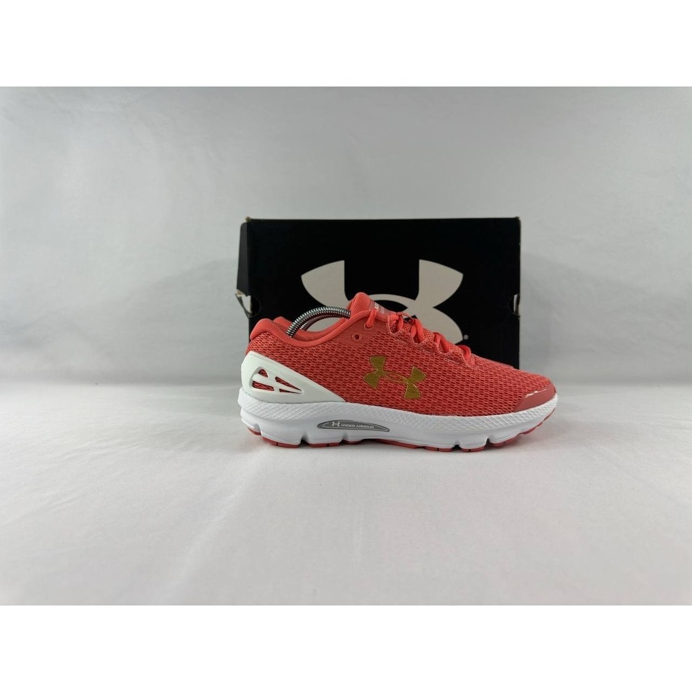 Under Armour Charged Gemini Running Shoes 3026500-811 Pink/White/Gold W 8.5